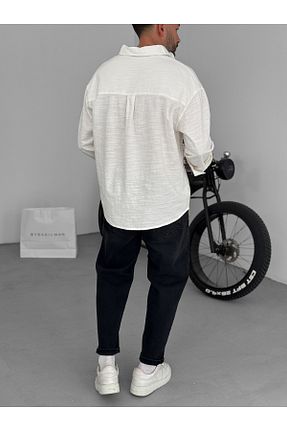 پیراهن نباتی مردانه اورسایز BYBASICMAN - کد 896617245
