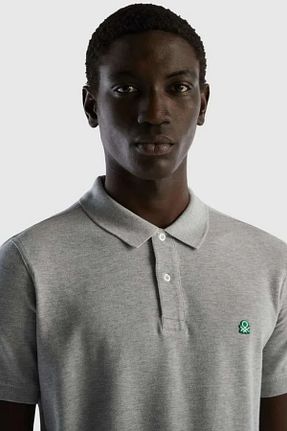 پولوشرت طوسی مردانه %100 پنبه United Colors of Benetton - کد 654188954
