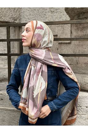 شال قهوه ای زنانه Modakaşmir - کد 897013011