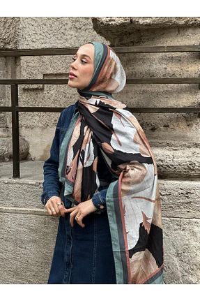 شال طوسی زنانه Modakaşmir - کد 897012951