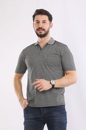 تیشرت طوسی مردانه رگولار HEDEFNUR TEKSTİL - کد 897028912