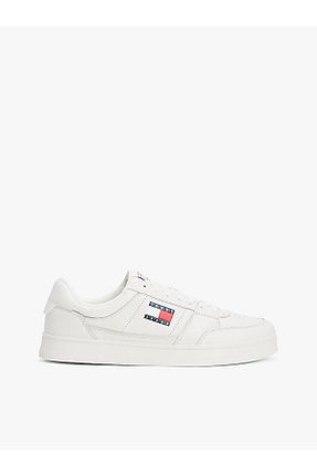 کفش اسنیکر نباتی مردانه بند دار Tommy Hilfiger - کد 897030142