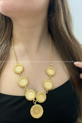 گردنبند استیل ( فولاد ) متالیک زنانه استیل (فولاد) ROSELİNNA - کد 897061069