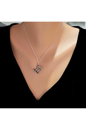گردنبند نقره زنانه 925 عیار Nusret Takı - کد 897067192