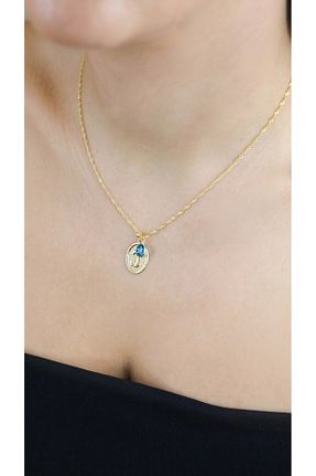گردنبند نقره طلائی زنانه 925 عیار GoldRose&Silver - کد 897064958