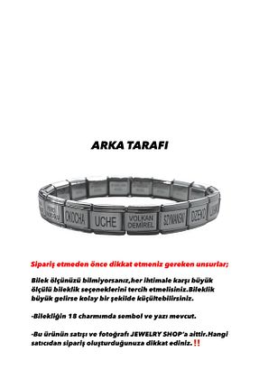 دستبند استیل (فولاد) طوسی مردانه استیل ضد زنگ JEWELRY - کد 896632436