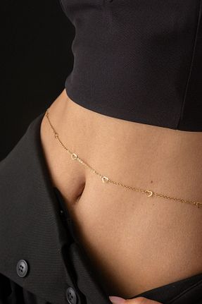 اکسسوری بدن طلائی زنانه استیل ضد زنگ ByFlorya Jewelry - کد 827063929