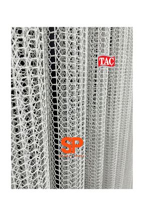 پرده توری سفید ریل دار Taç - کد 897079156