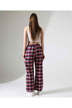 شلوار کرمگن قرمز زنانه Relaxed Moda Monisa - کد 897117881