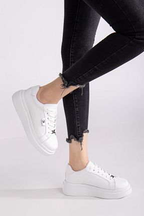 کفش اسنیکر سفید زنانه SUİNS SHOES - کد 897077980