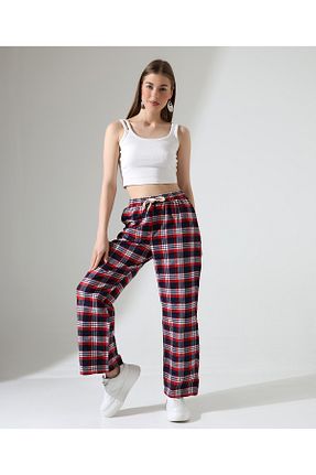شلوار کرمگن قرمز زنانه Relaxed Moda Monisa - کد 897117881