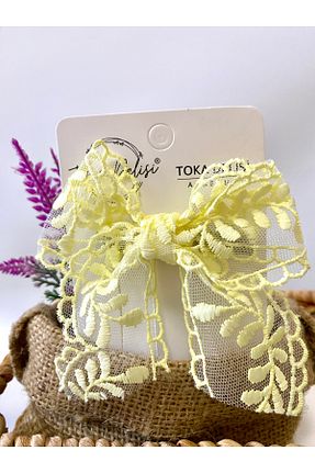 گیره سر زرد بچه گانه پلی استر Toka Delisi - کد 897117517
