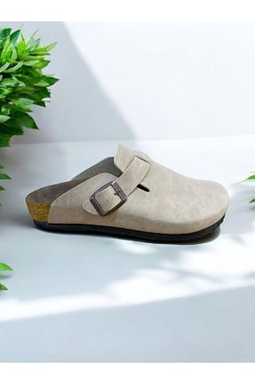 دمپائی بژ زنانه چرم مصنوعی Shoes - کد 814427918