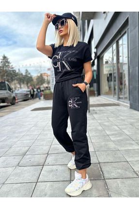 ست کرمکن اسپرت مشکی زنانه Ter Tutmayan Kokoşum Butik - کد 802906507