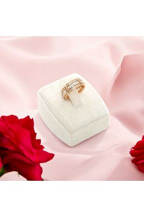 انگشتر استیل (فولاد) زرد زنانه استیل ضد زنگ XUPING JEWELRY - کد 897100708