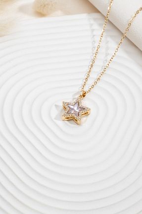گردنبند استیل ( فولاد ) رنگی زنانه استیل (فولاد) Finesa Jewelry - کد 897018512