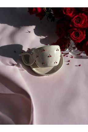 فنجان قهوه سفید 1 نفره Juno Ceramic Studio - کد 897130466