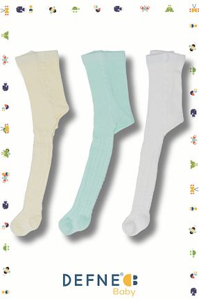 جوراب زرد بچه گانه پنبه - الاستین Defne Baby - کد 815481062