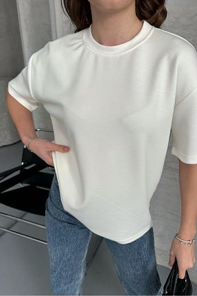 تیشرت نباتی زنانه رگولار macharel jeans - کد 897175403