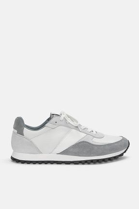کفش اسنیکر طوسی مردانه بند دار Pull & Bear - کد 897192062