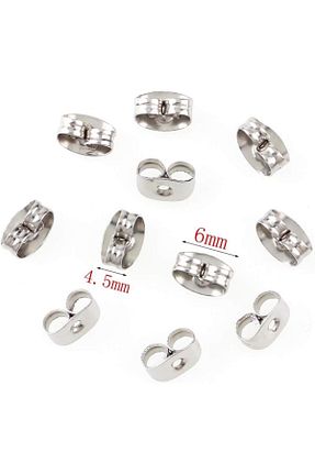 گوشواره استیل (فولاد) طوسی استیل (فولاد) MAZEN - کد 897194604