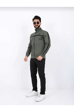 ست بالاتنه و پائین تنه خاکی مردانه بافت Tuwan - کد 896748890