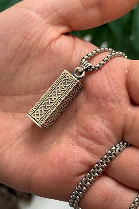 گردنبند نقره مردانه 925 عیار cheetah quality - کد 897197202