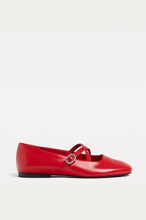 کفش کژوال قرمز زنانه پلی اورتان Stradivarius - کد 894200273