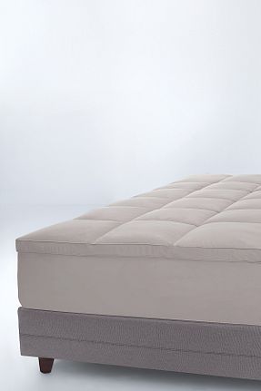 محافظ تشک بژ میکروفیبر Yataş - کد 897240913