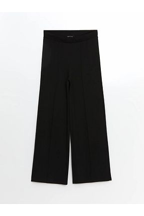 شلوار کرمگن مشکی زنانه رگولار LC Waikiki - کد 897225943
