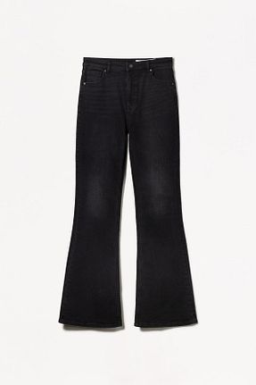 شلوار جین مشکی زنانه رگولار Bershka - کد 897227519