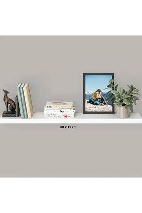 قفسه دیواری سفید 60 سانتی متر Life - کد 897256640