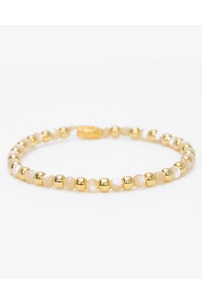 دستبند نقره طلائی زنانه 925 عیار MEKS JEWELS - کد 897253011