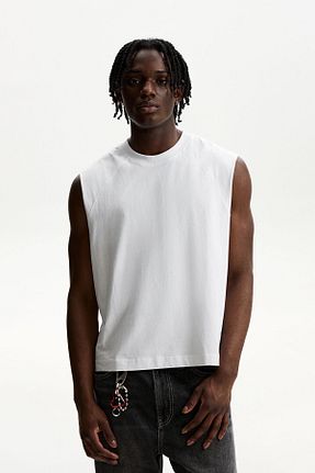 تیشرت قرمز مردانه Relaxed Bershka - کد 896740353