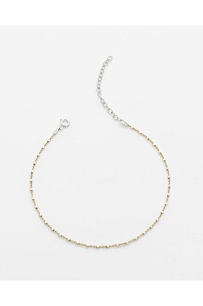 خلخال نقره طلائی زنانه MEKS JEWELS - کد 897250548