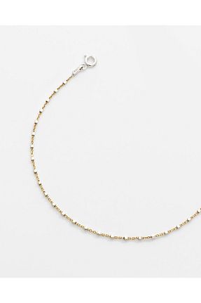 خلخال نقره طلائی زنانه MEKS JEWELS - کد 897250548