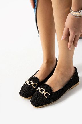 بابت مشکی زنانه پارچه ای AlbiShoes - کد 897252331