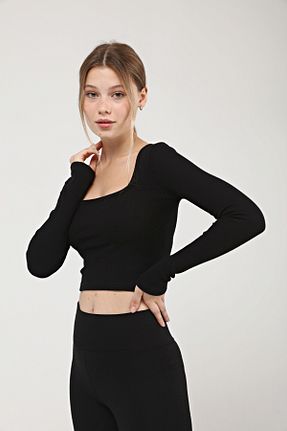 بلوز مشکی زنانه ساده Pawle - کد 897252567