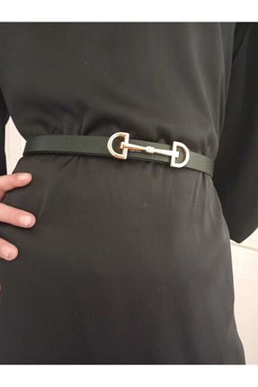 کمربند مشکی زنانه چرم مصنوعی BellaVino - کد 897263268