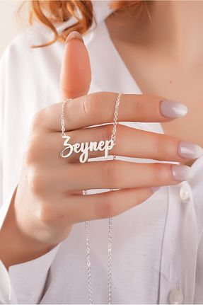 گردنبند نقره طوسی زنانه 925 عیار Arp Silver&Jewellery - کد 897279212
