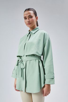 تونیک سبز زنانه بافتنی lurex moda - کد 897335142