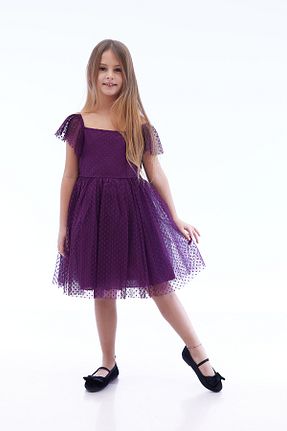 لباس بنفش بچه گانه بافتنی Ahengim Kids - کد 888753553