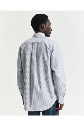 پیراهن طوسی مردانه رگولار Gant - کد 761575367