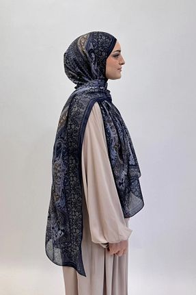 شال سرمه ای زنانه پلی استر Karaca - کد 897341160