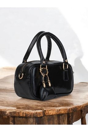 کیف دوشی مشکی زنانه چرم مصنوعی Glemix - کد 897349507