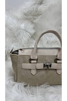 کیف دوشی بژ زنانه پارچه ای shop - کد 897349557