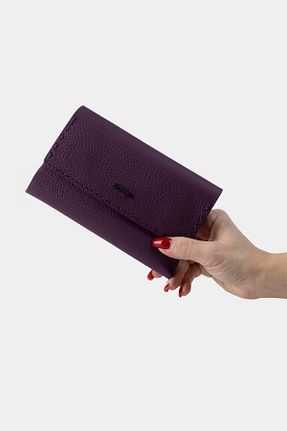 کیف پول بنفش زنانه ابعاد کوچک REWİNA - کد 897358977