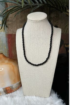 گردنبند جواهر مشکی مردانه سنگ طبیعی NBS Beautiful Naturel Stones - کد 897369975