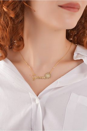 گردنبند نقره زرد زنانه 925 عیار Arp Silver&Jewellery - کد 897377428
