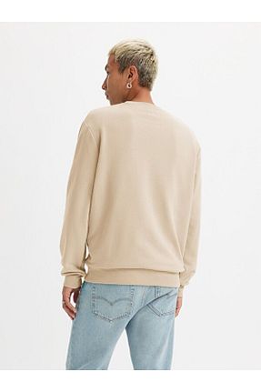 سوئیشرت سفید مردانه ساده Levi